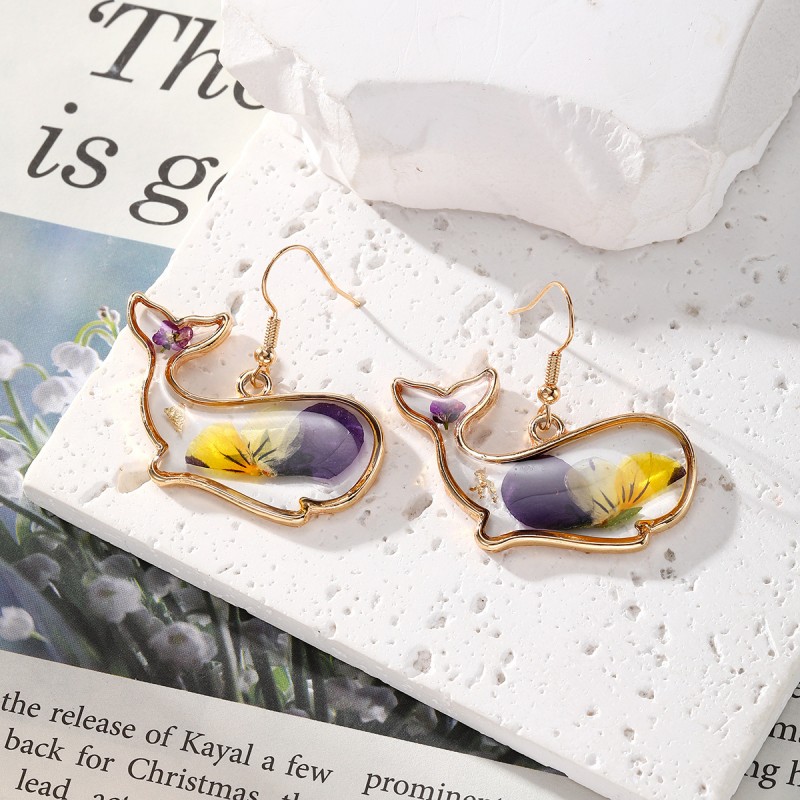 Cute Cat Claw Pressed Flower E - Body Jewelry Wholesale ulasan dan harga